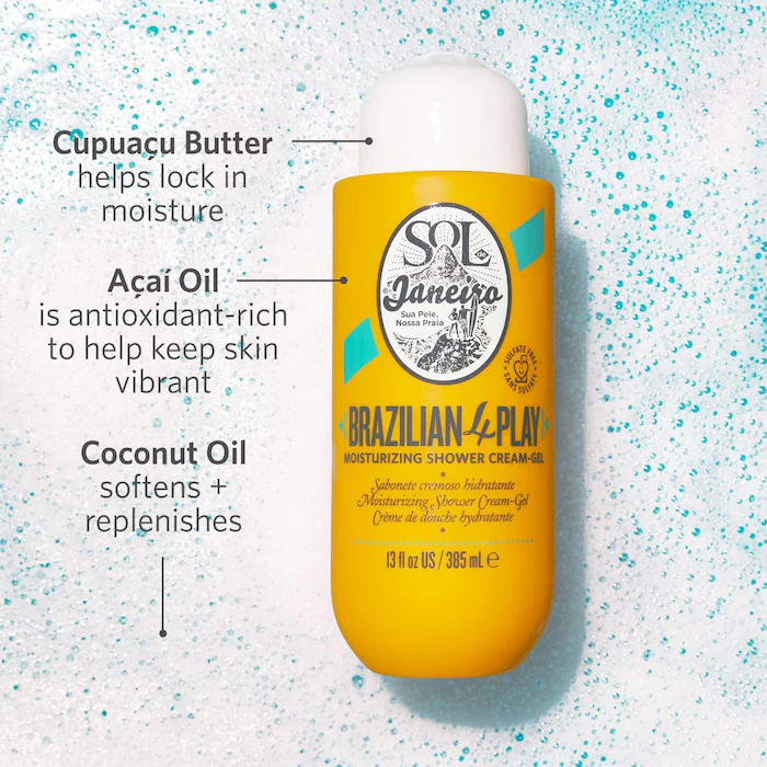 Brazilian Play Moisturizing Shower Cream-Gel - Image 8
